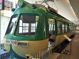 電車とバスの博物館の写真
